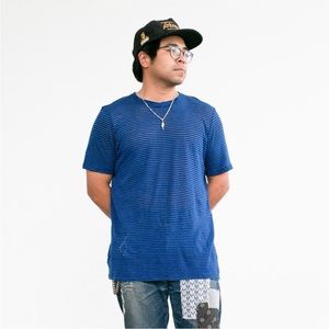 Isabel Marant Blue Striped Short Sleeve T-Shirt